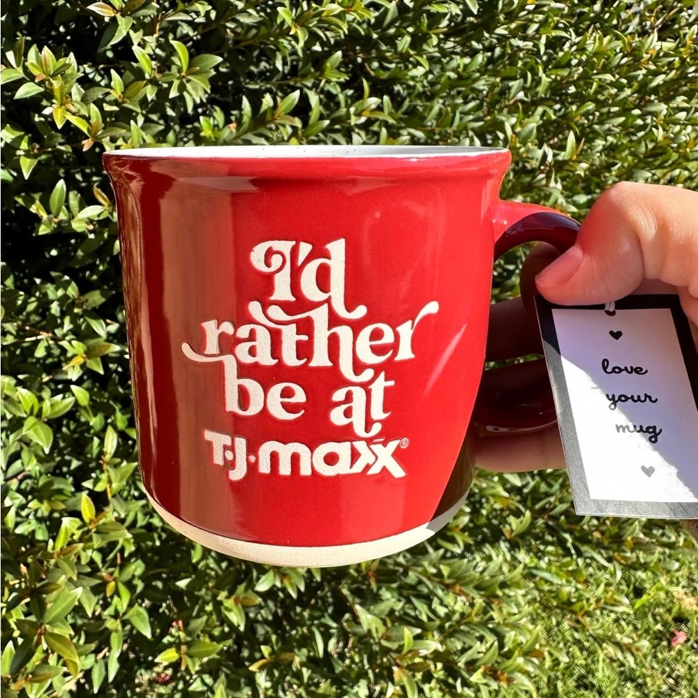 NWT TJ Maxx Red Mug Viral Trending